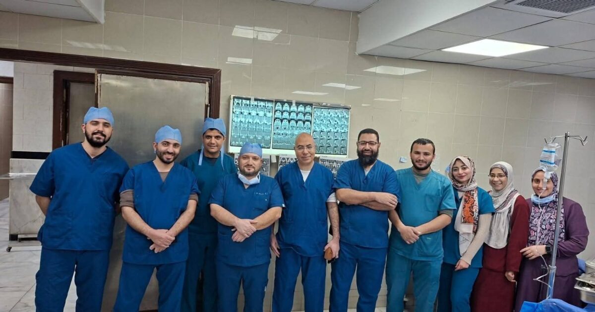 نجاح استئصال ورم بالغدة النخامية دون جراحة خارجية بمستشفى بني سويف الجامعي 