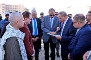 محافظ سوهاج يتفقد موقع مصنع الطوب الأسمنتي غرب جرجا على مساحة 11 فدان