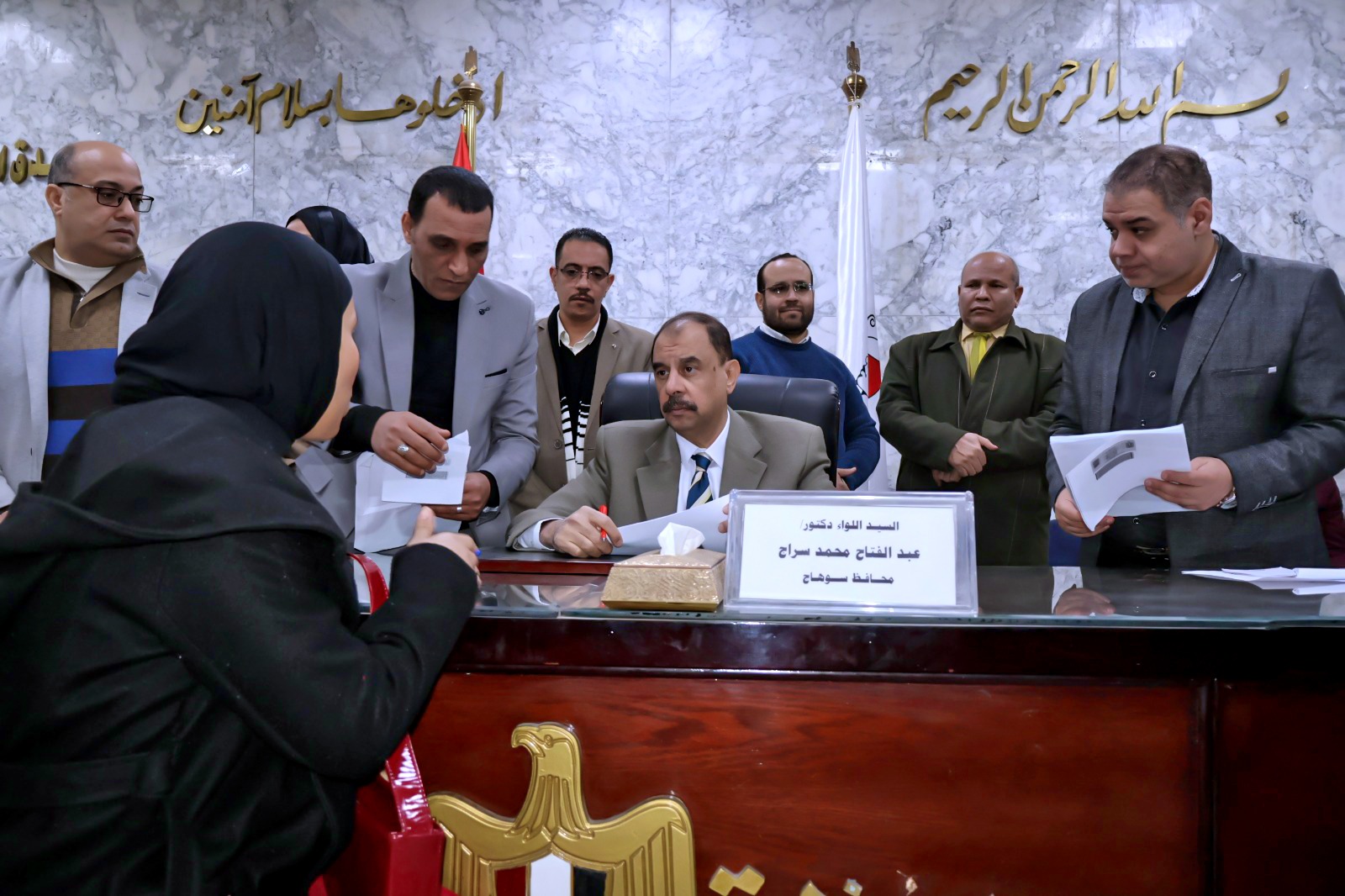 محافظ سوهاج يترأس اللقاء الجماهيري الأسبوعي ويشدد على سرعة الاستجابة لمطالب المواطنين