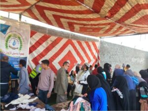 قافلة طبية قوية بتخدم 650 مواطن غلبان في عزبة المنشار بالكيلو 11 بالإسماعيلية