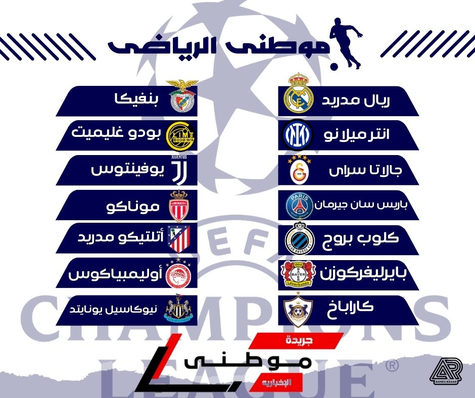 نتائج قرعة ملحق دور الـ16