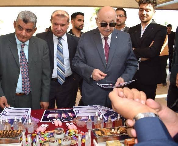 صيدلة الجامعة المصرية الروسية تنظم معرض الطلاب لمستحضرات التجميل