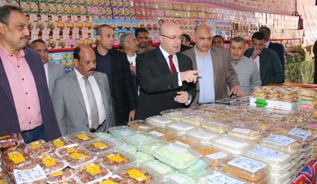 محافظ بني سويف يفتتح معرض اهناسيا ضمن سلسلة معارض أهلاً رمضان