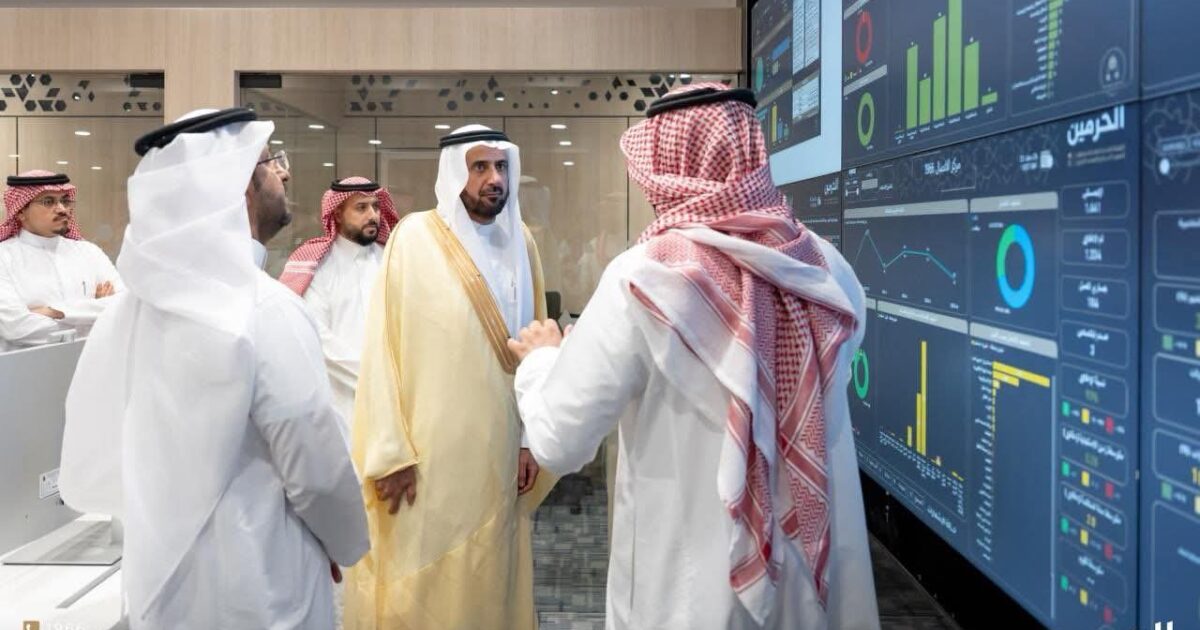 الربيعة يُدشن المركز الهندسي الذكي للقيادة والتحكم بالمسجد النبوي