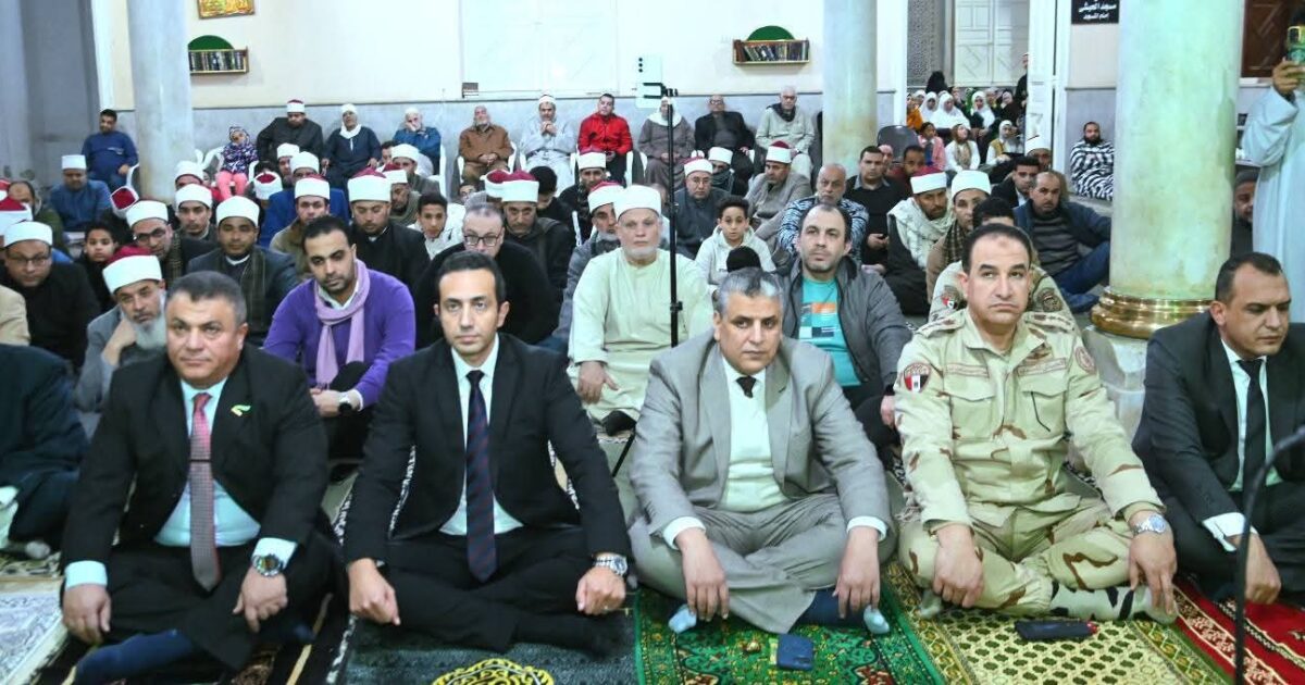 البحيرة تحتفل بذكرى ليلة النصف من شعبان من مسجد الحبشي بدمنهور