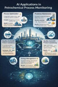 تطبيقات الذكاء الاصطناعي في مراقبة العمليات البتروكيميائية