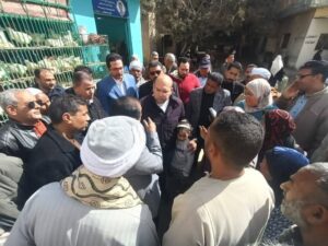 الشهابي يتفقد السوق الحضاري الجديد ومنطقة مزلقان مدينة العياط لمتابعه الحالة العامة للنظافة والأشغالات