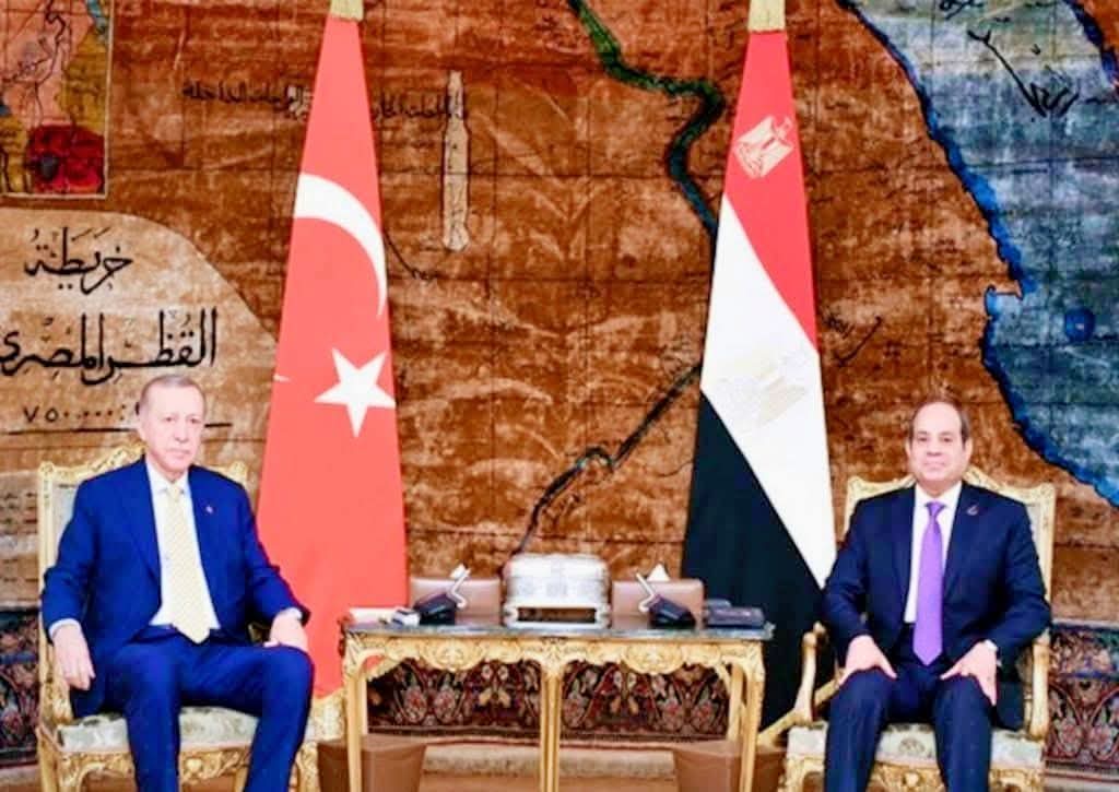 السيسى واردوغان يشهدان توقيع اتفاقية تعاون عسكرى بين مصر وتركيا