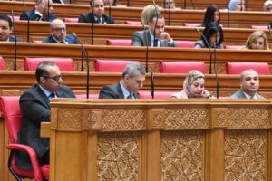 محمود فوزي وزير الشئون النيابية والقانونية والتواصل السياسي يحضر الجلسة العامة لمجلس النواب