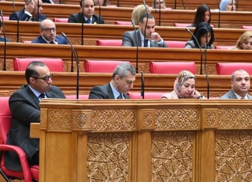 محمود فوزي وزير الشئون النيابية والقانونية والتواصل السياسي يحضر الجلسة العامة لمجلس النواب