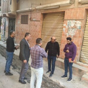 دمياط:المحافظ يتابع أعمال رد الشىء لأصله بشوارع وزير و نافع والسلام و طريق ام الرزق.