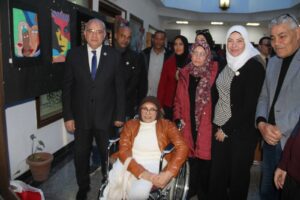 دمياط: السكرتير العام المساعد يفتتح معرض “مبدعي النيل” بمكتبة مصر العامة.