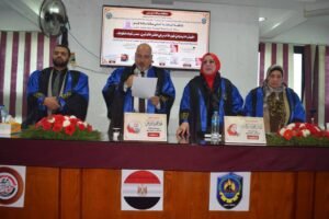 مناقشة رسالة الماجستير للباحث أماني سلامة قينو بكلية الآداب جامعة دمنهور