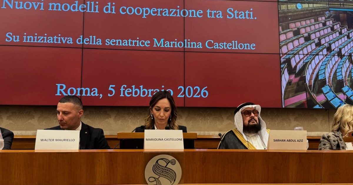 بمبادرة من نائبة مجلس الشيوخ الإيطالي السيدة ماريولينا كاستيليوني