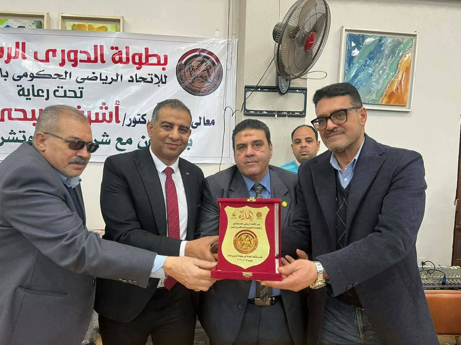 المصالح الحكومية تفوز بالمركز الأول في دوري الاتحاد الرياضي للعاملين بالحكومة 