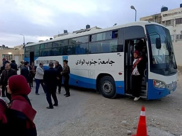 جامعة العريش تستقبل وفدا طلابيا من جامعة جنوب الوادي