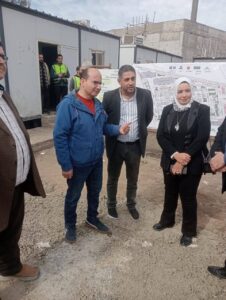 وكيل صحة الدقهلية يستقبل مساعد الوزير للمشروعات القومية بموقع مستشفى شربين الجديدة