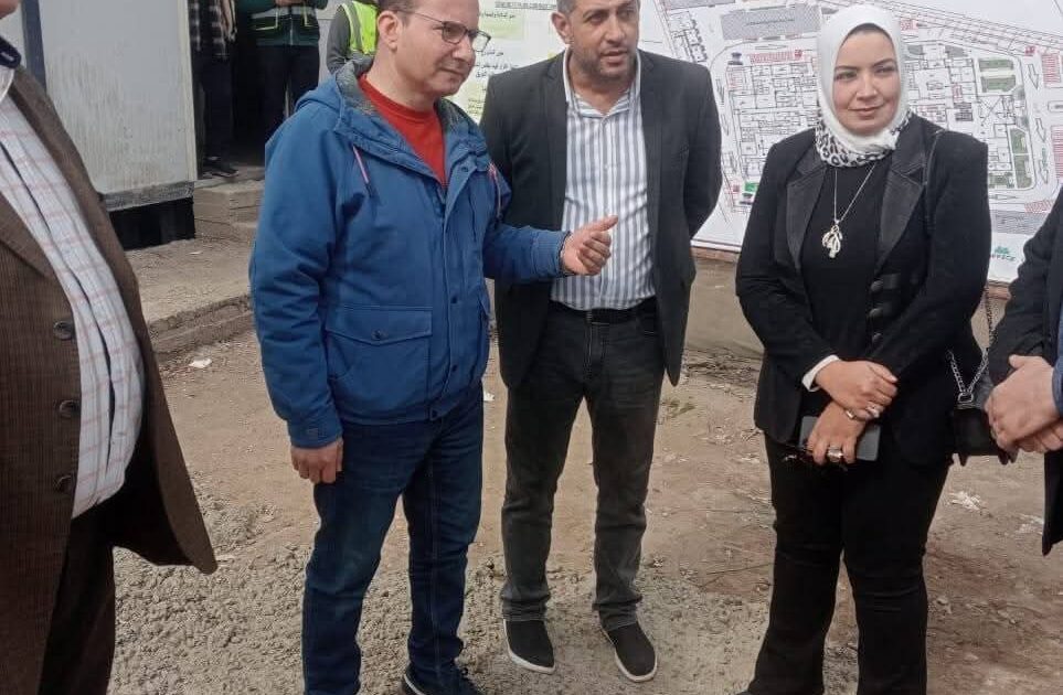 وكيل صحة الدقهلية يستقبل مساعد الوزير للمشروعات القومية بموقع مستشفى شربين الجديدة