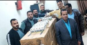 تموين البحيرة ضبط عدد 7500  علبة سجائر بدون مستندات تدل على مصدرها