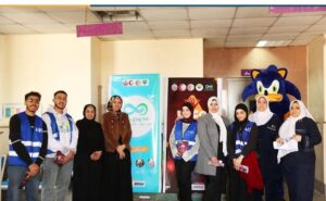 وعي بالضحكة.. مبادرة مبتكرة لنشر ثقافة مكافحة العدوى بين الأطفال والمرضى بمستشفى التحرير العام
