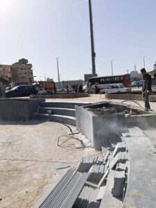 استكمال تطوير ميدان المحطة بالبحيرة ضمن الخطة الاستثمارية وبدء تنفيذ اللمسات الجمالية