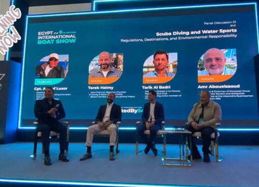 عمرو أبو السعود يستعرض مستقبل السياحة البحرية في ندوة بمعرض اليخوت الدولي