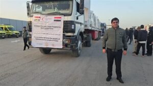 زيارة سفير طاجكستان لمعبر رفح لمتابعة الأوضاع الإنسانية