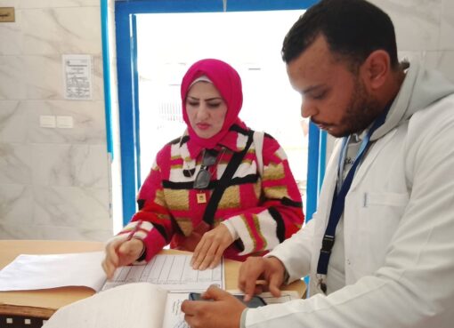 مرور صباحي ومسائي للإدارة العامة للطب الوقائى والرعاية على بعض الوحدات الصحية   