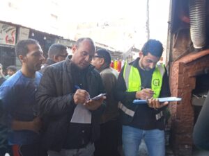 استمرار الحملات الرقابية الموسعة بالإسماعيلية على الأسواق والمخابز