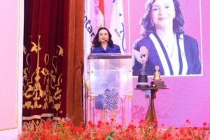 وزيرة التضامن الاجتماعي تشهد مؤتمر " الصورة العامة" لأندية روتاري مصر