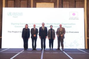 وزير الصحة يشهد توقيع اتفاقية تعاون مع «الصحة العالمية» واليابان بقيمة 3.38 مليون دولار 