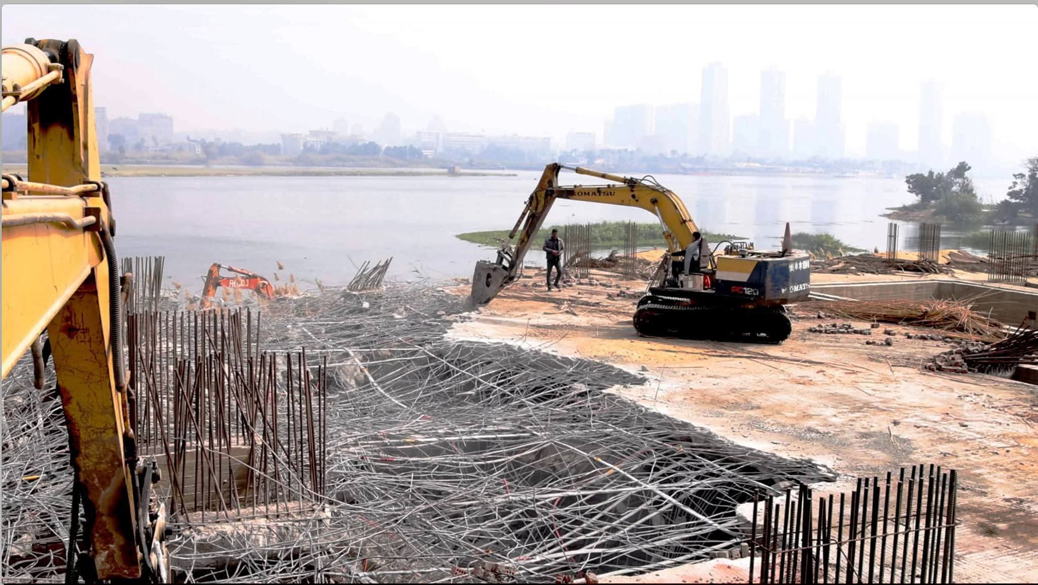 الري تواصل حملات إزالة التعديات على النيل بالجيزة.. 71 مخالفة أزيلت ضمن المشروع القومي لضبط النهر