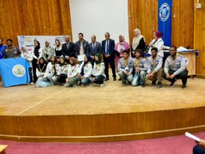 ختام مشرف لطلاب جامعة الإسماعيلية الجديدة الأهلية بالمهرجان الكشفي الـ41 والإرشادي الـ31 بجامعة قناة السويس..