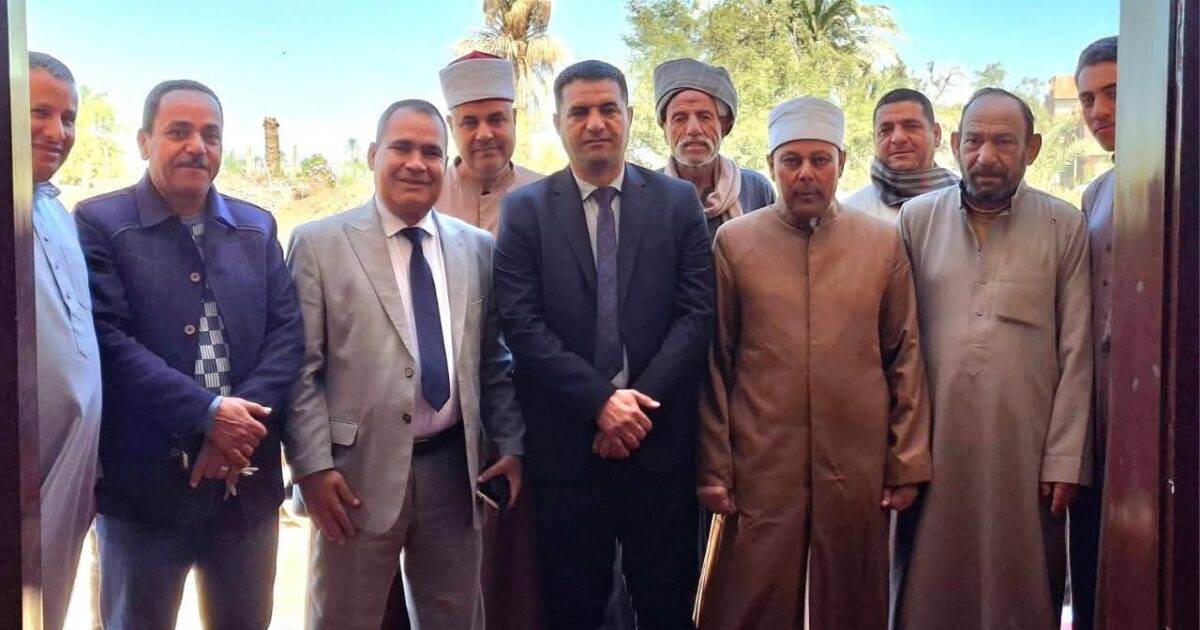 افتتاح مسجد عباد الرحمن الجديد بقرية معصرة نعسان بإهناسيا وسط حضور رسمي وشعبي كبير.