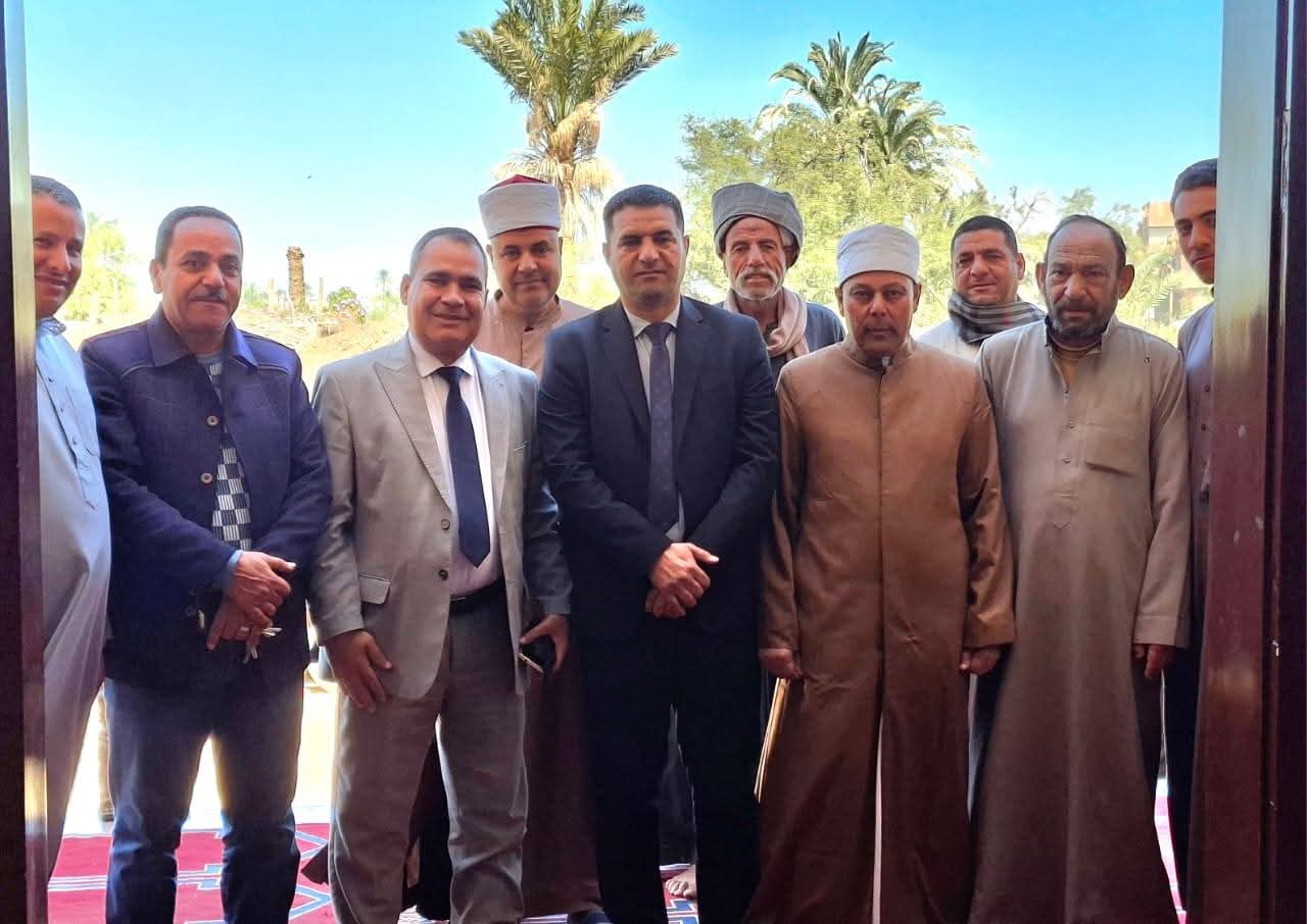 افتتاح مسجد عباد الرحمن الجديد بقرية معصرة نعسان بإهناسيا وسط حضور رسمي وشعبي كبير.