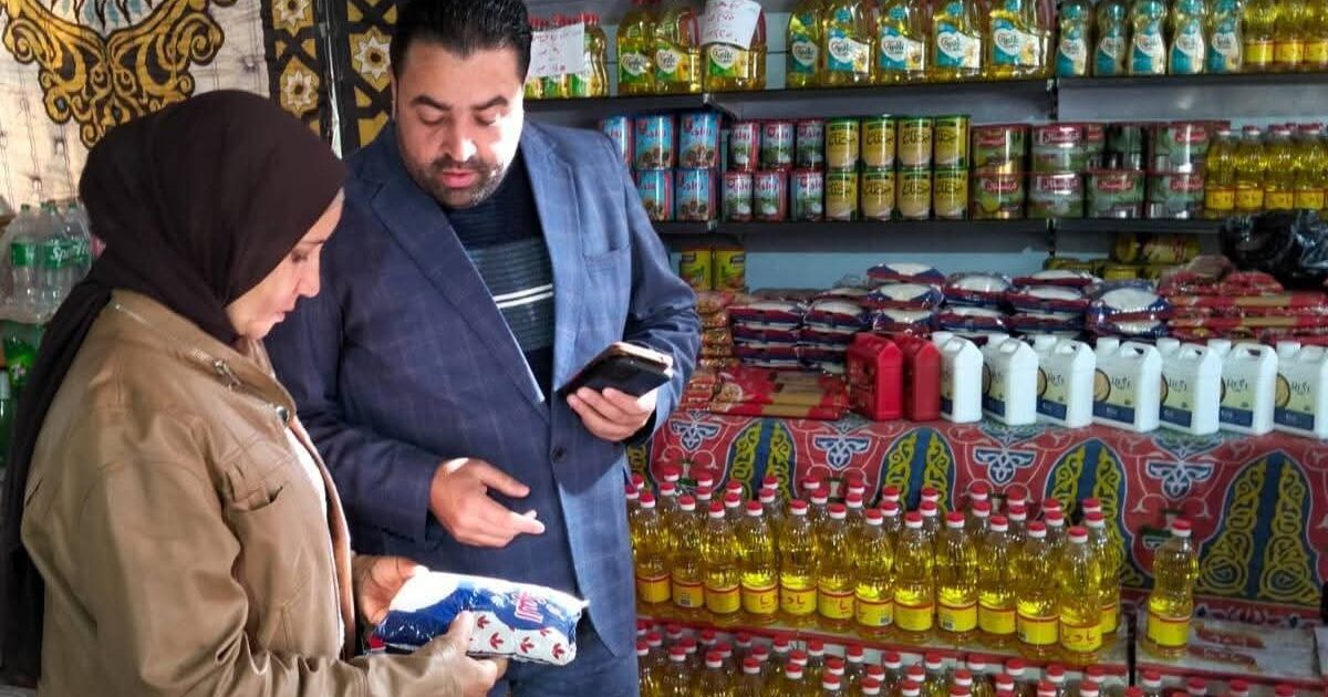 استمرار حملات مديرية التموين والتجارة الداخلية بمركز شبراخيت بالبحيرة 