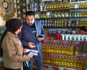استمرار حملات مديرية التموين والتجارة الداخلية بمركز شبراخيت بالبحيرة 