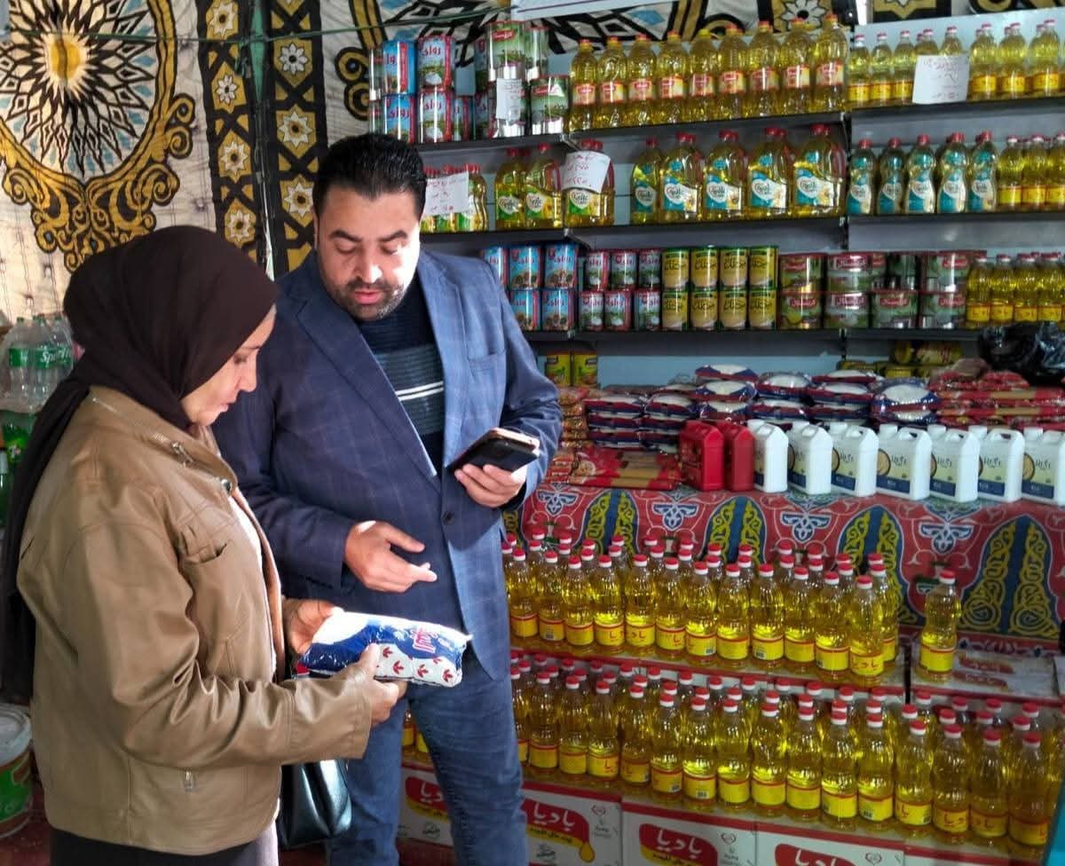 استمرار حملات مديرية التموين والتجارة الداخلية بمركز شبراخيت بالبحيرة 