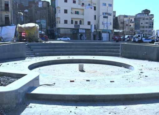 محافظ البحيرة تتفقد أعمال تطوير ميدان المحطة بدمنهور 