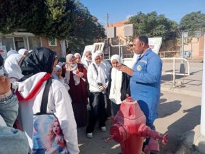 مياه الفيوم تستقبل طلاب المدارس بمحطاتها لتعزيز الوعي المائي
