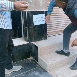 رئيس مدينة أبو حمص يتابع المحلات والمنازل الغير مرخصة 