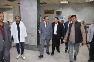 أولى جولات محافظ سوهاج  عقب توليه محافظا لسوهاج