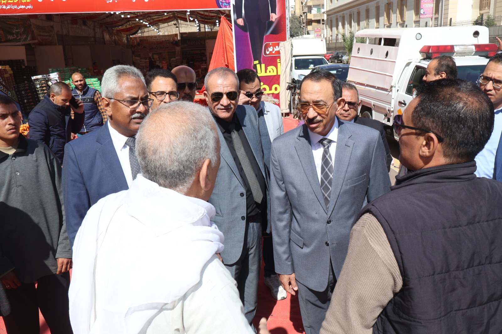 أولى جولات محافظ سوهاج عقب توليه محافظا لسوهاج