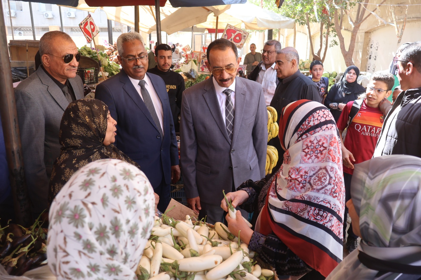 أولى جولات محافظ سوهاج عقب توليه محافظا لسوهاج