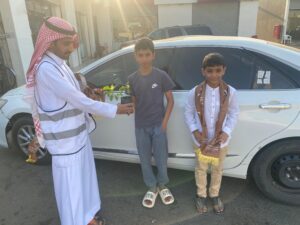 احتفاءً بيوم التأسيس: مبادرات بيئية لتوزيع الشتلات الزراعية في القنفذة وخليص والكامل   