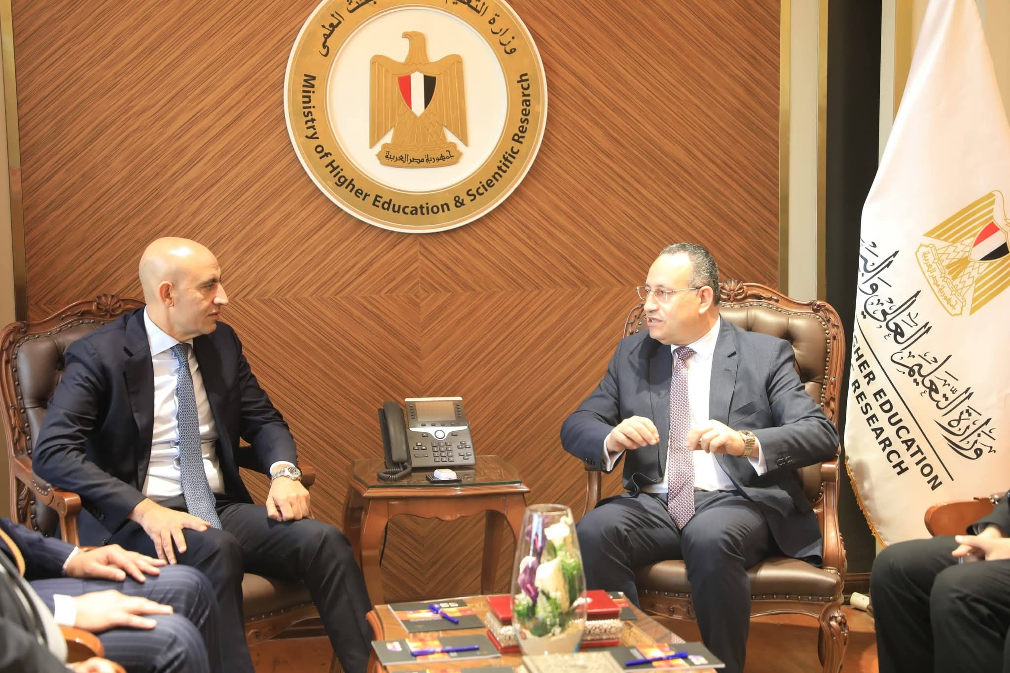 وزيرا التعليم العالي والتربية والتعليم يبحثان تعزيز التكامل المؤسسي وتطوير آليات التنسيق المشترك 