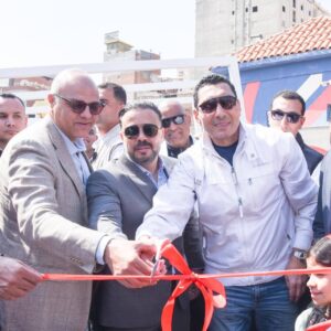 وزير الشباب والرياضة ومحافظ الإسكندرية يفتتحان ملعب مشروع بيبسي ستارز بالمدينة الشبابية بأبو قير