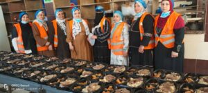 المجلس القومي إعداد ٣٧٠ وجبة إفطار ساخنة وتوزيعها بمركز الرحمانية بالبحيرة 