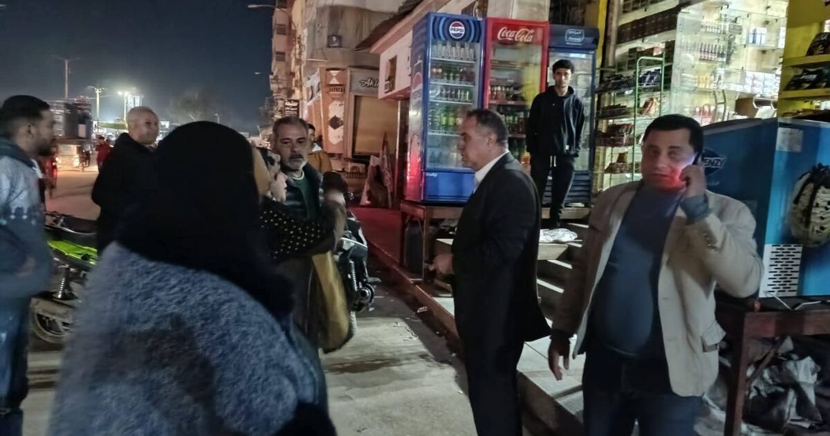 تنفيذًاً قرار رئيس مجلس الوزراء بشأن مواعيد غلق المحال العامة بمدينة شربين لليوم الثاني