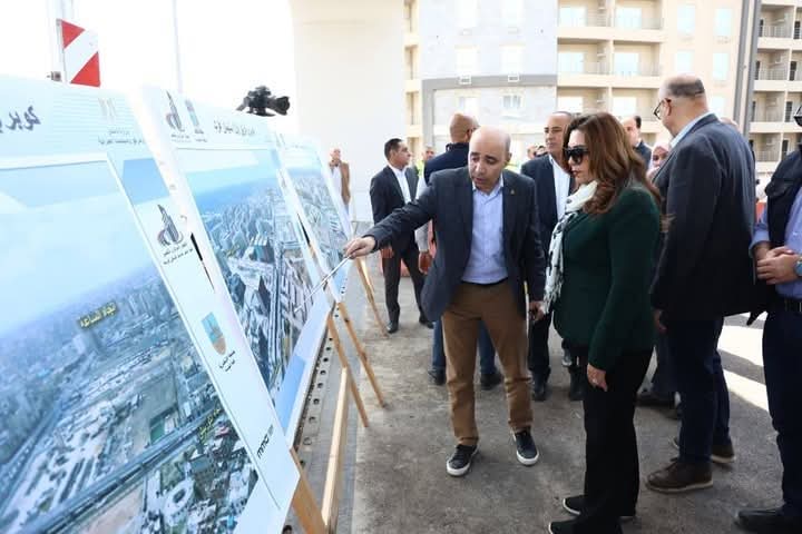 منال عوض ومحافظ الإسكندرية يتفقدان كوبري الفريق أول سليمان عزت ومحاور مرورية حيوية بالمحافظة